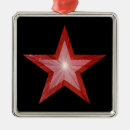 Search for star christmas tree decorations Red