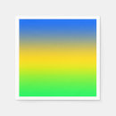 Search for bright neon yellow napkins Ombre