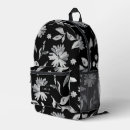 Search for and white floral pattern Black