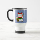 Search for japanese cat mugs Maneki neko