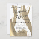 Search for golden bridal shower invitations Bride