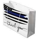 Search for police gift bags Thin blue line