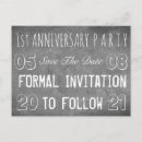 Search for 1st anniversary party invitations Simple