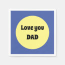 Search for fathers day napkins Dad