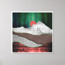 Search for northern lights canvas prints Green