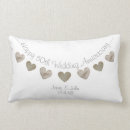 Search for 50th wedding anniversary cushions White