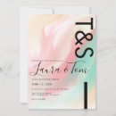 Search for teal and pink wedding invitations Abstract