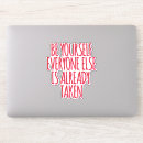 Search for esteem stickers Typography