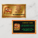 Search for seasons business cards Pumpkin