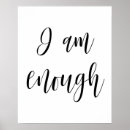 Search for i am enough art Quote