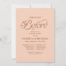 Search for peach rehearsal dinner invitations The night before