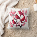 Search for cardinal cushions Red cardinal bird