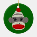 Search for sock monkey christmas tree decorations Peace