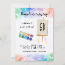 Search for craft birthday invitations Pastel