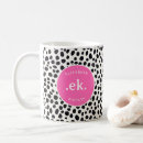 Search for pink dog mugs Black and white