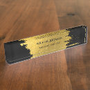 Search for luxury name plates Metallic