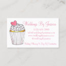 Search for wedding cake business cards Cupcake