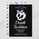 Search for death birthday invitations Skull