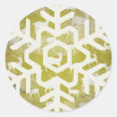 Search for green snowflake stickers Vintage