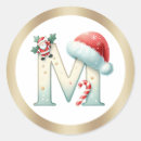 Search for letter m monogram stickers Red