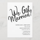 Search for we got married invitations Simple