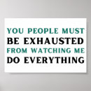 Search for exhausting posters Funny