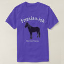 Search for friesian horse tshirts Black
