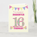 Search for daughter 16th birthday cards Flowers
