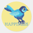 Search for bluebird of happiness stickers Happy