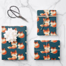 Search for red foxes wrapping paper Wildlife