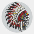 Search for american skull stickers Indian