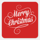 Search for christmas message stickers Red