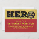 Search for firefighter retirement invitations Party