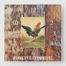 Search for country kitchen clocks Rooster