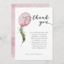 Search for balloon thank you cards Watercolor