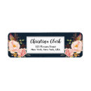 Search for rustic address return address labels Navy