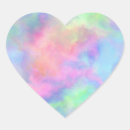 Search for rainbow pastel hearts stickers Clouds