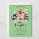 Search for skunk birthday invitations Woodland
