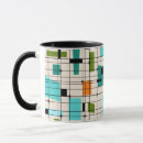 Search for grid pattern mugs Orange