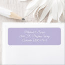 Search for violets return address labels Couple