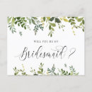 Search for bridemaid postcards Greenery