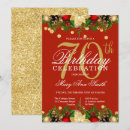 Search for holiday birthday invitations Gold