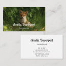 Search for wildlife business cards Nature