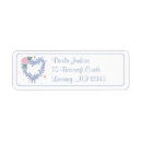 Search for with hearts return address labels Baby shower
