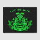 Search for stars halloween cards Green