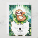 Search for sloth invitations Whimsical