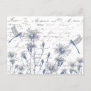 Search for french floral postcards Blue