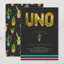 Search for uno birthday invitations Colourful