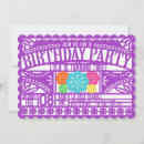 Search for adult fiesta birthday invitations Papel picado