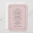 Search for vintage ticket wedding invitations Ornamental